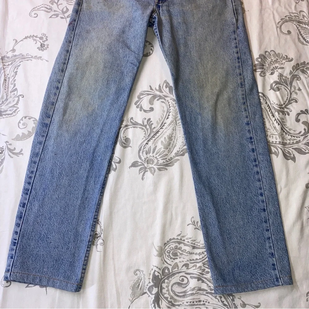 Vintage Levis 505 Made in USA Light Wash Denim Jeans 32
